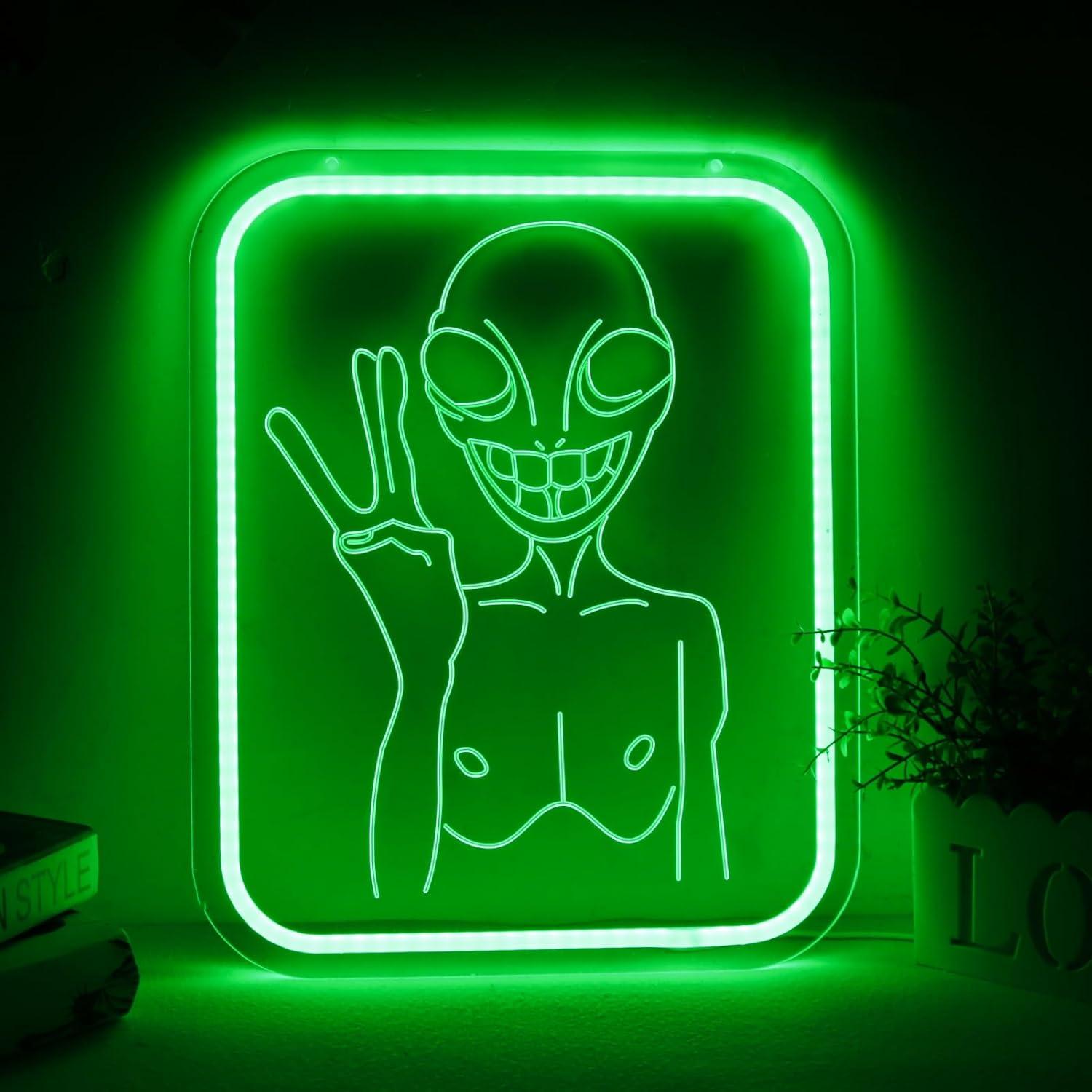Неоновая вывеска «Чужой» с USB – обзор и цена Neon Sign Party