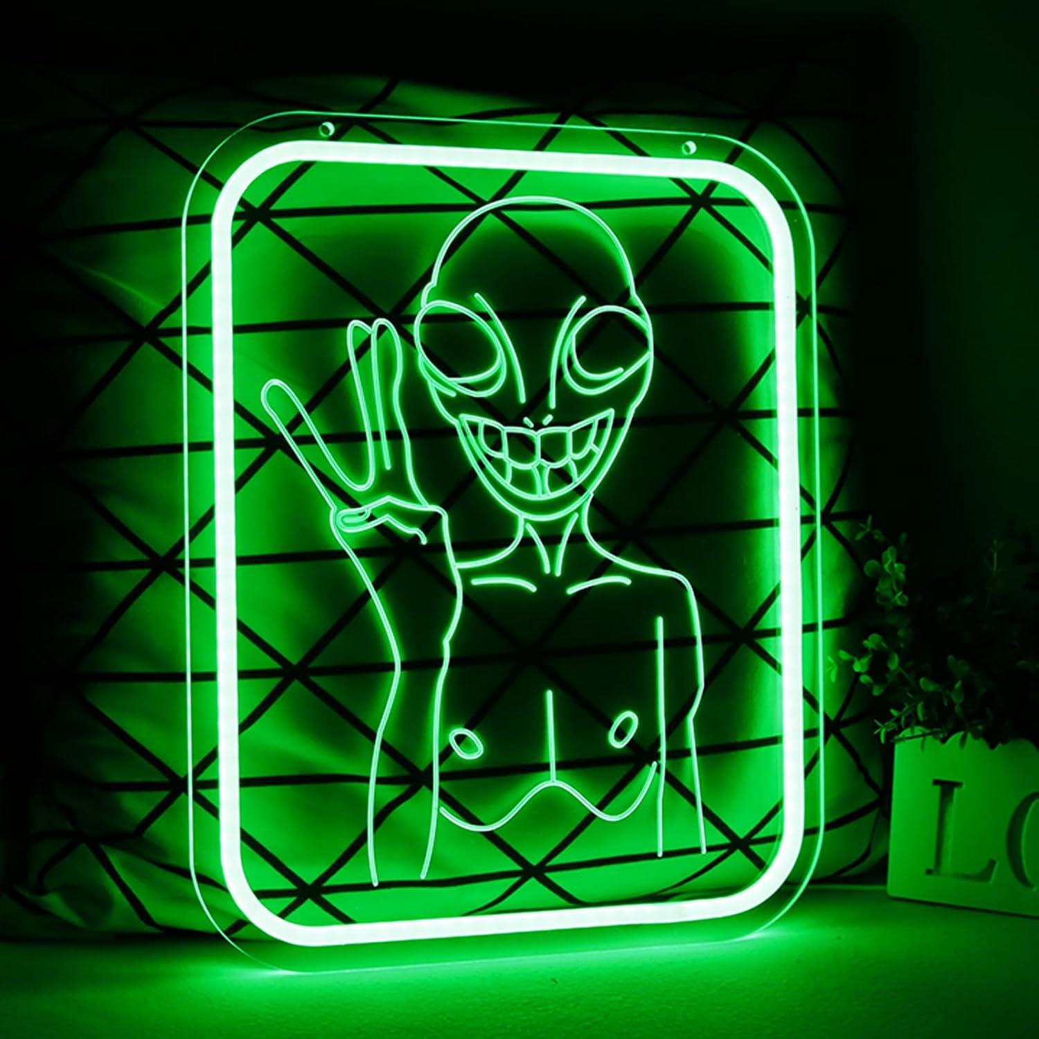 Неоновая вывеска «Чужой» с USB – обзор и цена Neon Sign Party