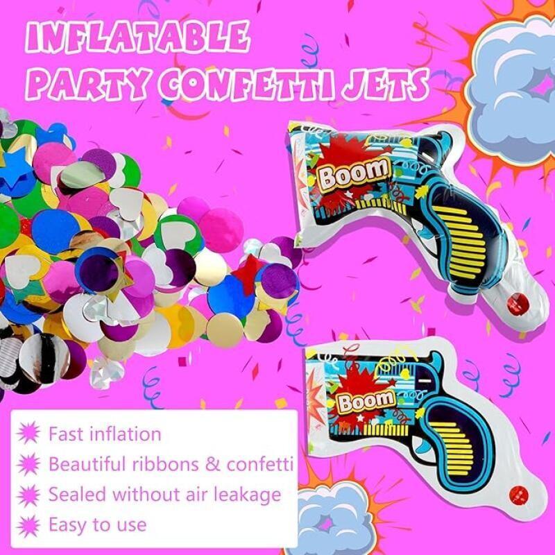 10 шт. надувных конфетти-пушек – обзор и цена Confetti Cannon Tube